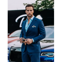 Tristan Tate Blue Suit